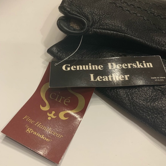 Women’s Genuine leather gloves. - Picture 3 of 4